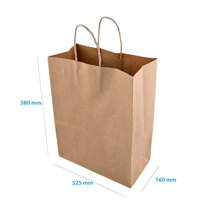 Torba papierowa 325x160x380/150 sztuk